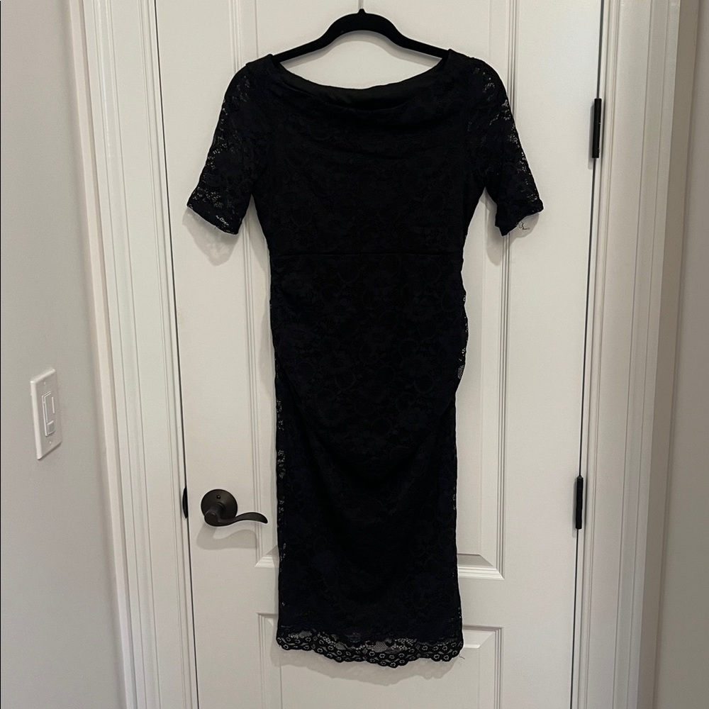 ASOS Black Sheer Lace Top